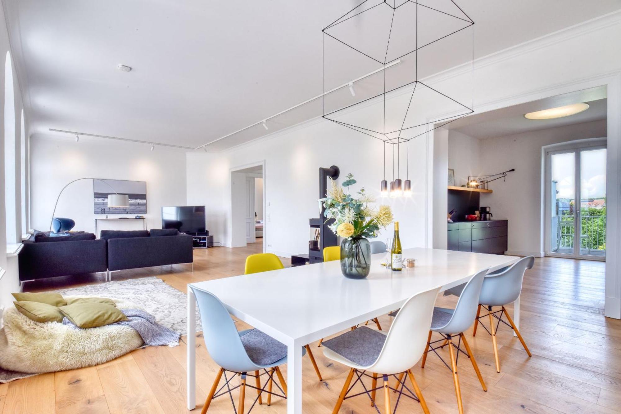 Ferienwohnung Fuerst Malte Loft I Design & Pool Putbus Ngoại thất bức ảnh